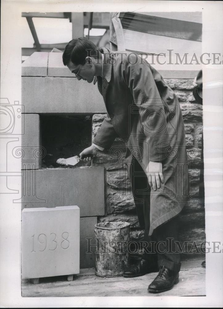 1938 Press Photo Samuel Houston Brown University of Pennsylvania Senior 6th Gene - Historic Images