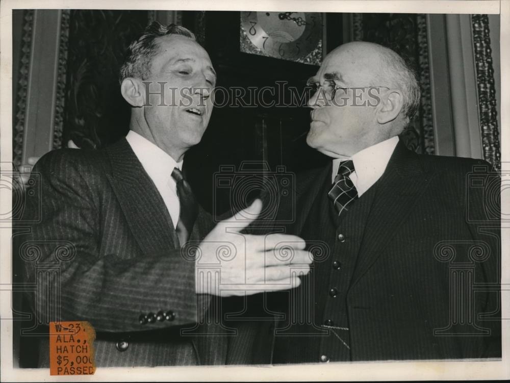 1940 Press Photo Sen. Carl Hatch, Sen. John Bankhead - Historic Images