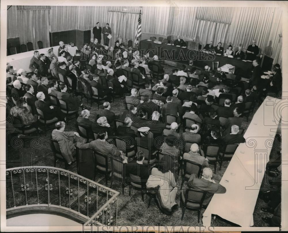 1944 Press Photo Republican National Committee Meets at Stevens Hotel in Chicago - Historic Images