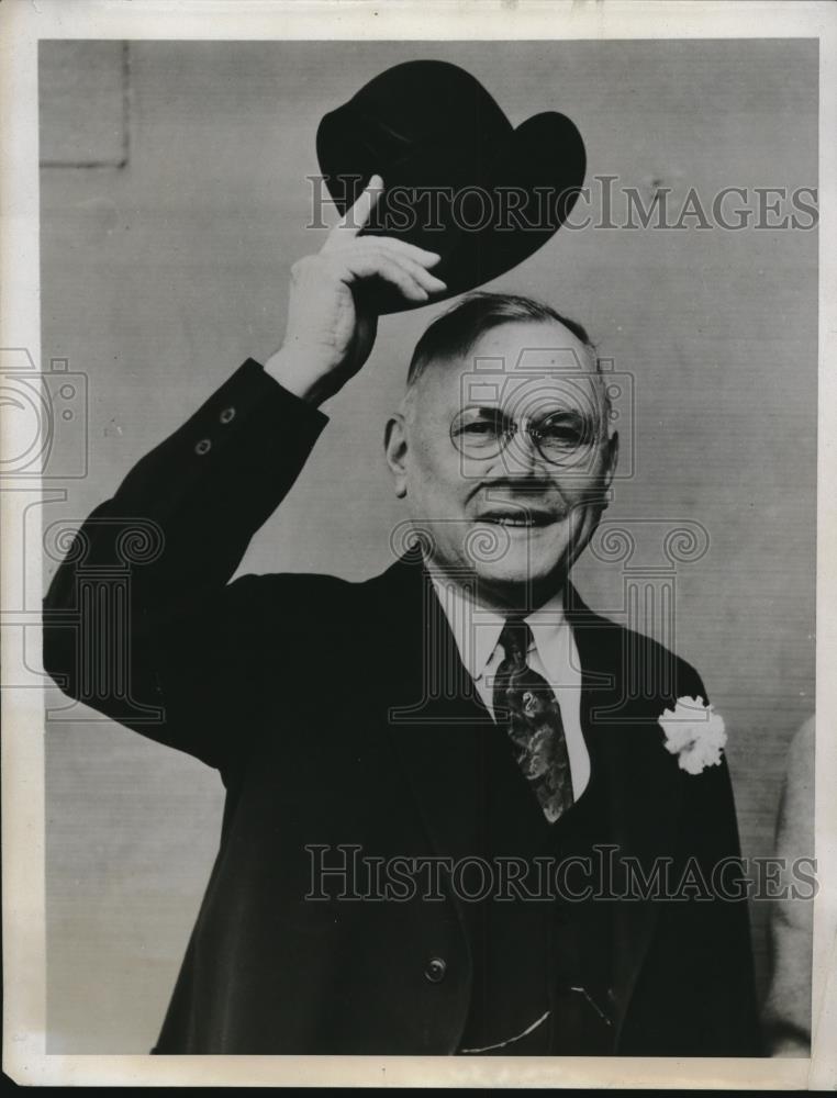 1934 Press Photo William Green President of American Federation of Labor - Historic Images
