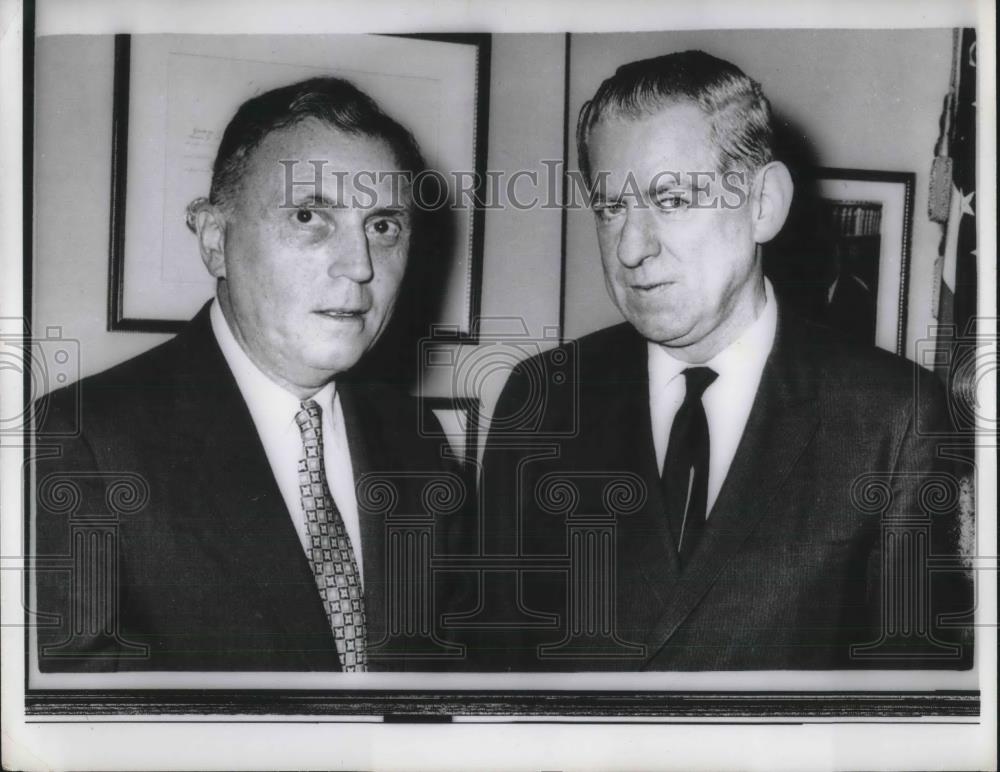 1960 Press Photo Matthew Connelly Truman Appointee Caught Peddling Influence - Historic Images