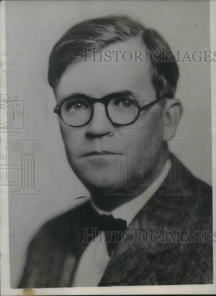 1932 Press Photo John E. Regan, Democratic candidate for Gov. of Minnesota - Historic Images