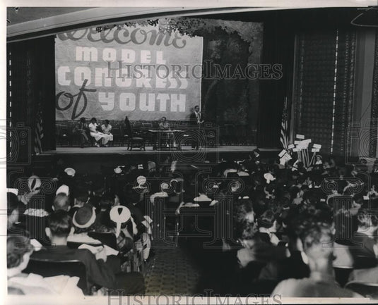 1939 Press Photo Nation's youth hold Congress - Historic Images