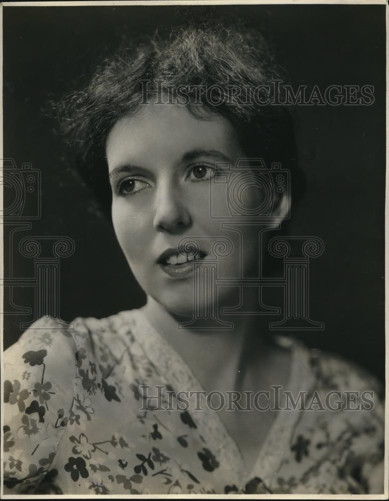 1933 Press Photo Mona Goodwyn Williams Women in News - Historic Images
