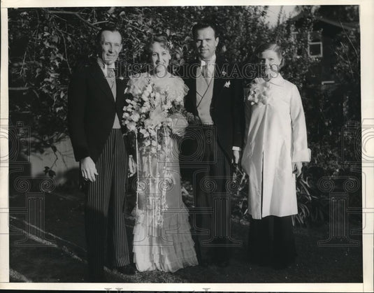 1935 Press Photo mrs. sam Wren, Mydia Westman - Historic Images