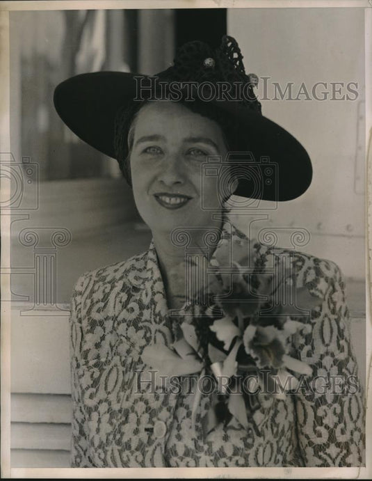 1938 Press Photo Marjorie Shuler Reporter for Christian Science Monitor - Historic Images