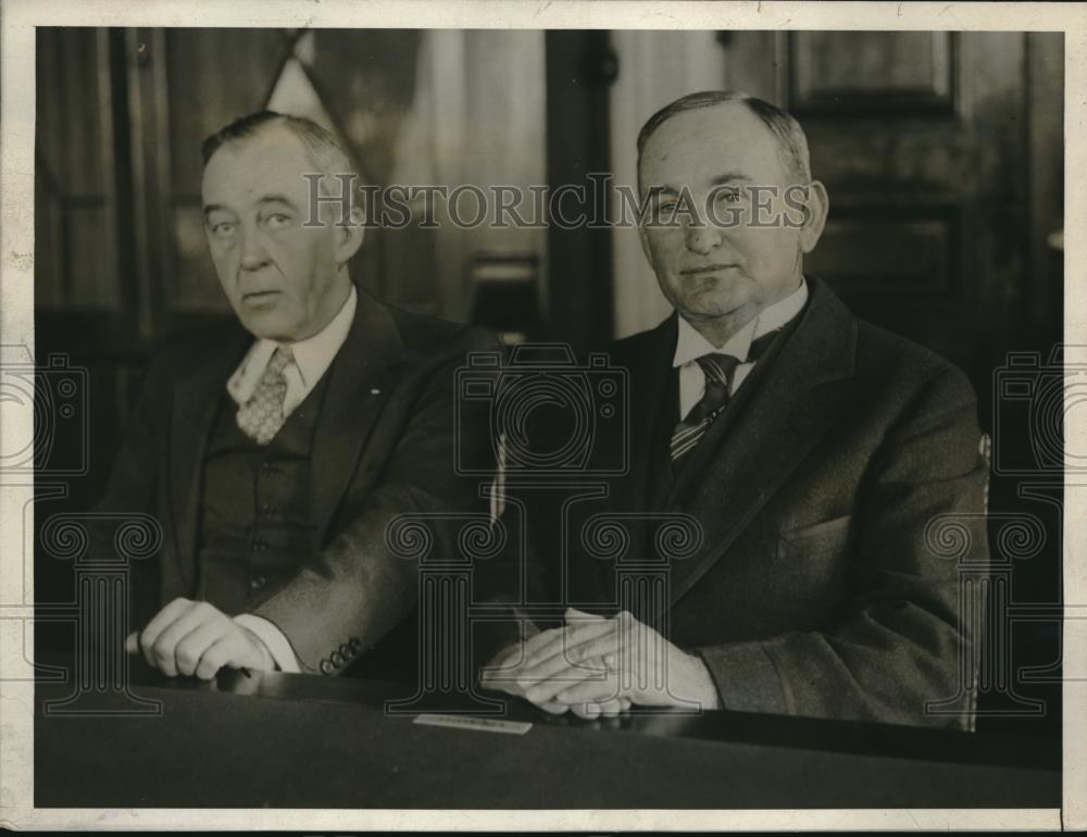 1929 Press Photo Sen David Reed & Joseph Robinson at the Capital ...