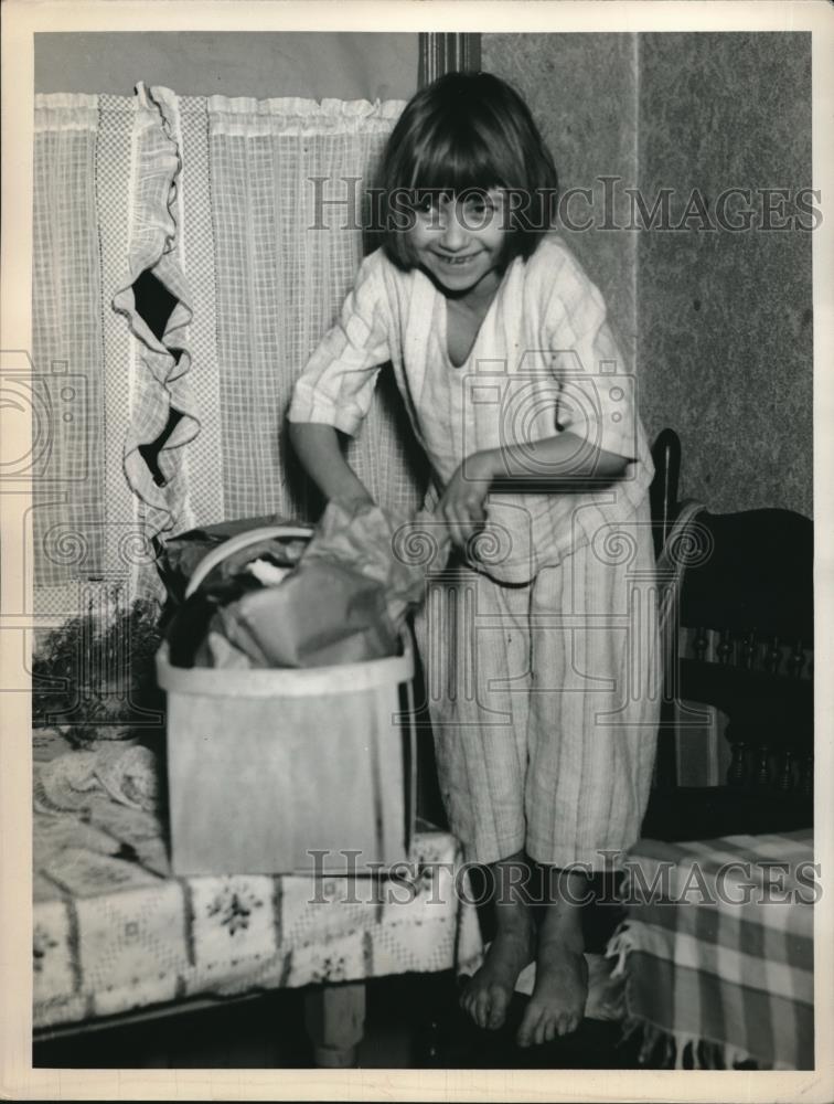 1936 Press Photo Theresa Bregovich, Age 6 - Historic Images