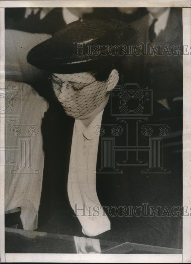 1939 Press Photo Child Murderer Myrtle Barnes Faces Death Penalty In Court Trial - Historic Images