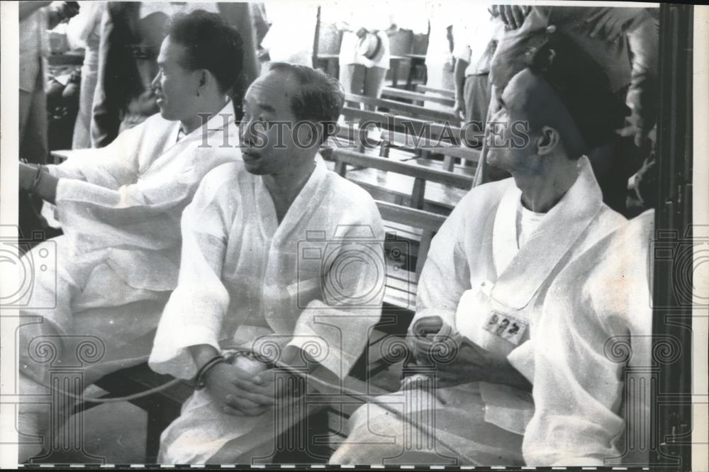 1961 Press Photo South Korean Junta Sentenced Three Reporters To Death - Historic Images