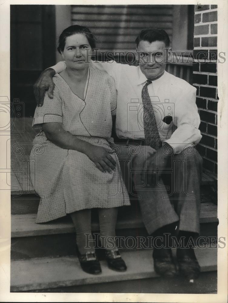 1931 Press Photo George Stansbury And Wife Claim Part Of Ella Wendel Fortune - Historic Images