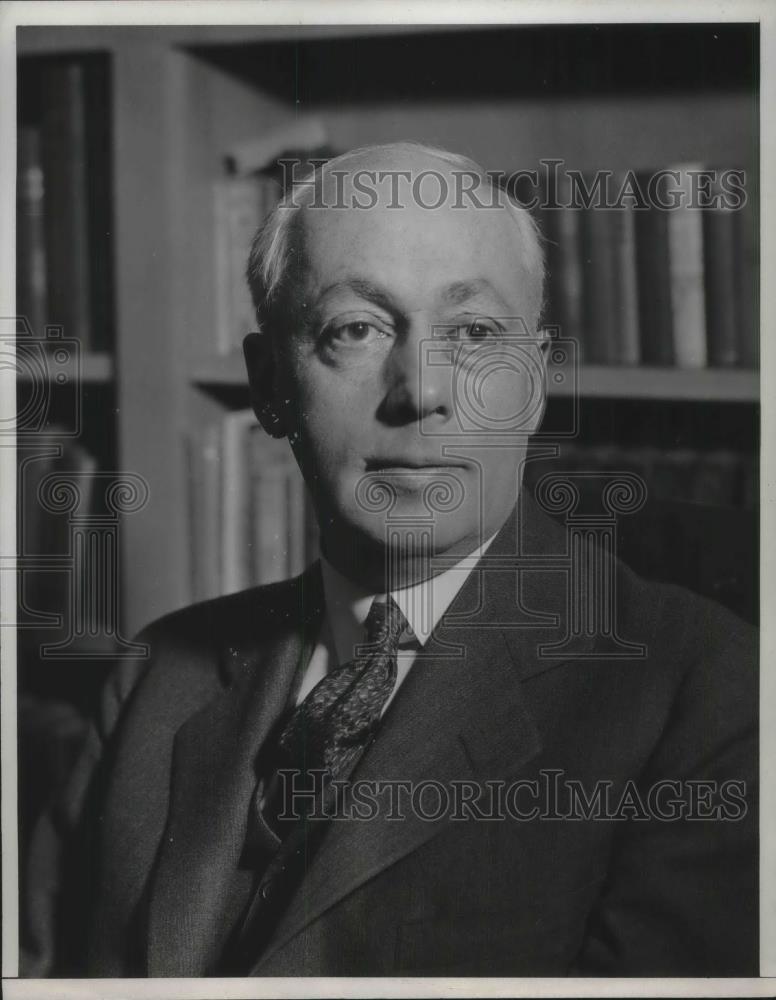 1933 Press Photo Dr. Harry Woodburn Chase Chancellor Of New York University - Historic Images