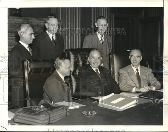 1939 Press Photo Justices Stanley Reed & Felix Frankfurter - Historic Images