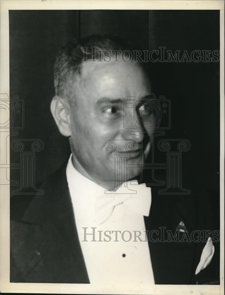 1939 Press Photo Ramirez Brown Wears Expensive Looking Tuxedo Managua Nicaragua - Historic Images
