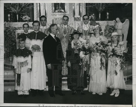 1934 Press Photo Blessed Sacrament Church in Hollywood Frank Spearman III, - Historic Images