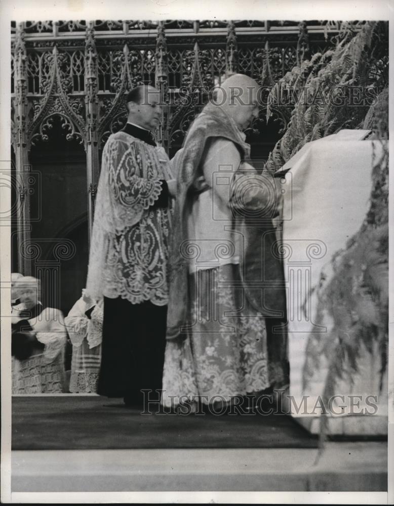 1939 Press Photo Monsignor Michael J Lavelle at St Patrick Cathedral - nec22826 - Historic Images