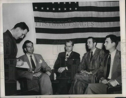 1949 Press Photo Witnesses in Rutledge trial - nec28836 - Historic Images