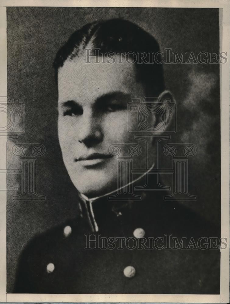 1926 Press Photo Midshipman John Sylvester of Denver Attends Naval Academy - Historic Images