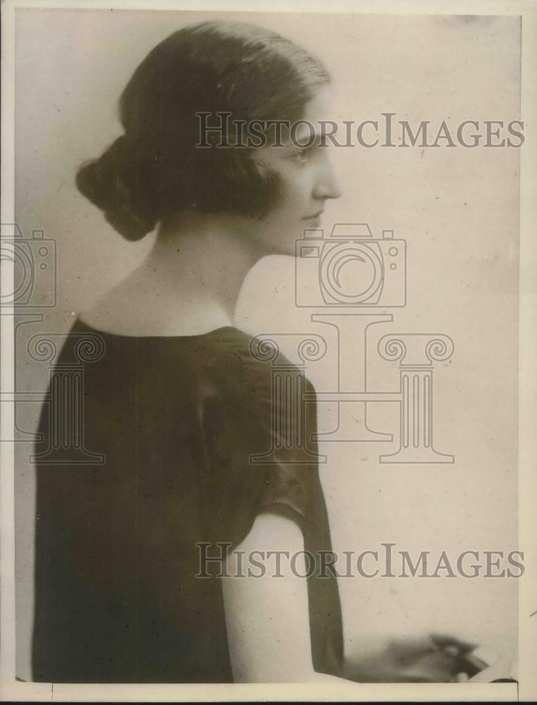 1926 Press Photo Miss M Connolly Daughter Of Sir J Connolly Agent General - Historic Images