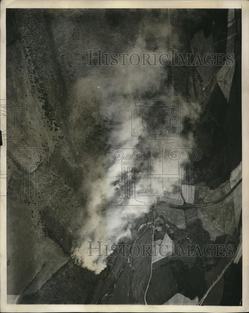 1931 Press Photo Forest fire rages in Maryland at Hagerstown - nec35547 - Historic Images