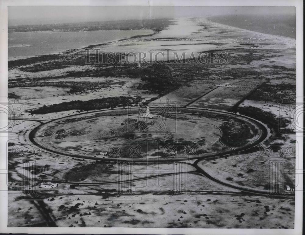 1957 Press Photo Kitty Hawk N.C. Wright Brohters National memorial - nec37779 - Historic Images