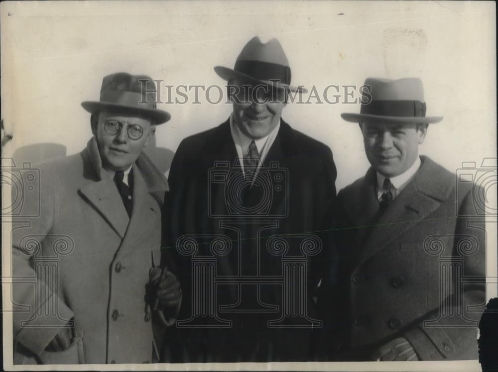 1925 Press Photo Richard Rowlin, Sydney Kent, Samual Katz, movie men - Historic Images