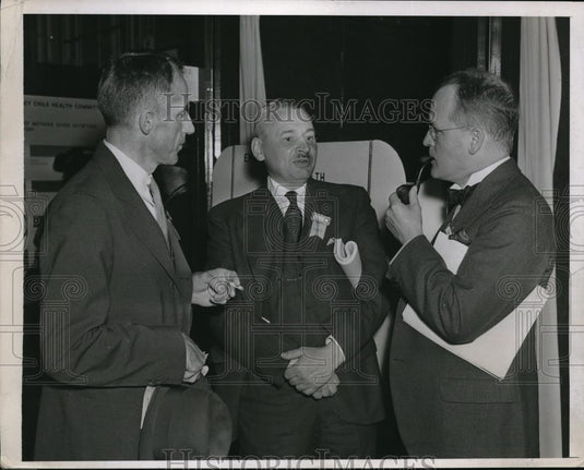 1937 Press Photo Meeting of the American Academy of Pediatric at Waldorf Hotel. - Historic Images