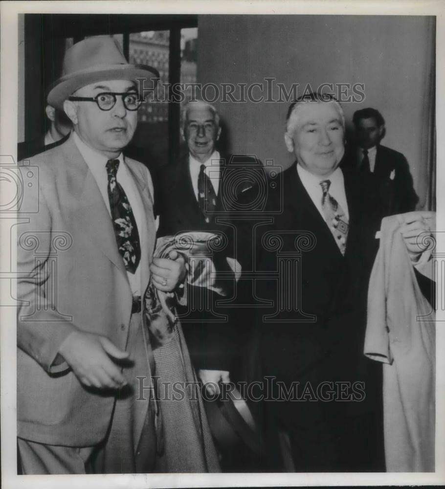 1952 Press Photo james P.finnegan sentenced for two years for Misconduct. - Historic Images