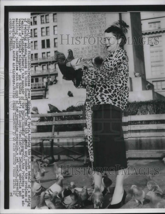 1955 Press Photo Princess Irene Mdiyani - nec36215 - Historic Images