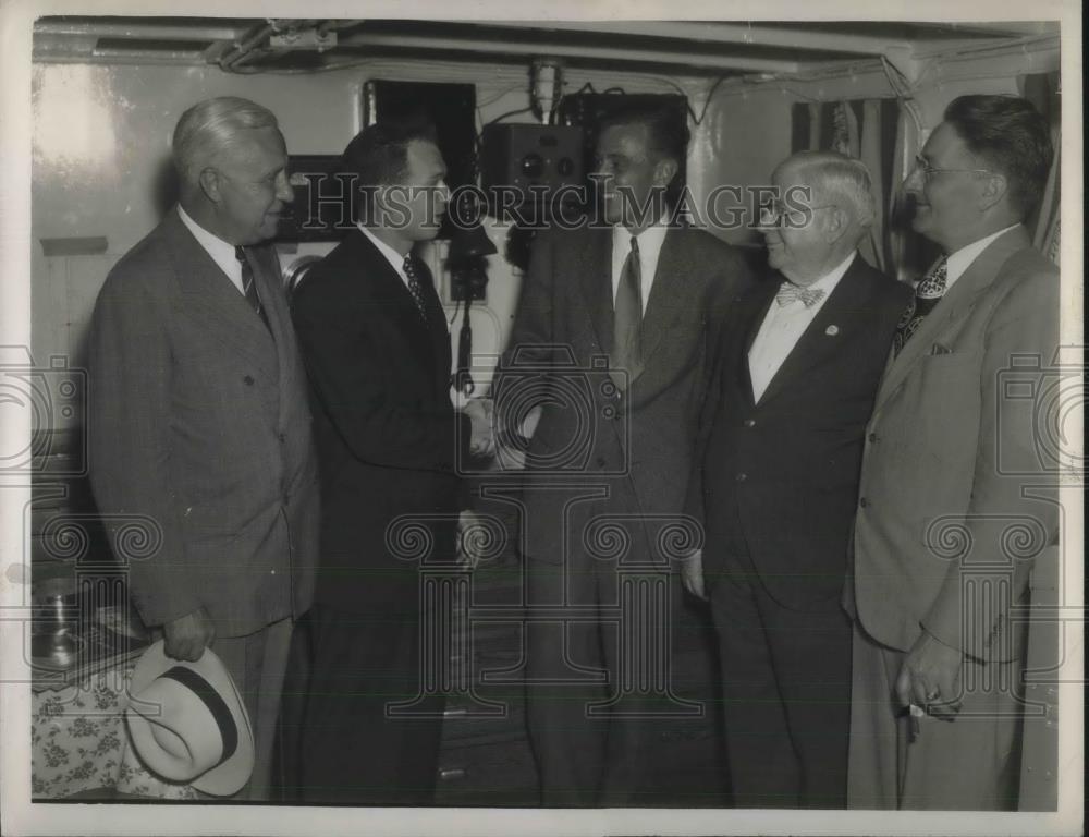 1946 Press Photo Members of the Saturday, Sunday Regatta Committee - nec37013 - Historic Images