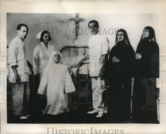 1946 Press Photo The Life and Miracle of Blessed Mother Carrin. New York - Historic Images