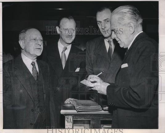 1949 Press Photo Morton Cahn, Homer Jargrave, Jemes Day, Clemens Gunn - Historic Images