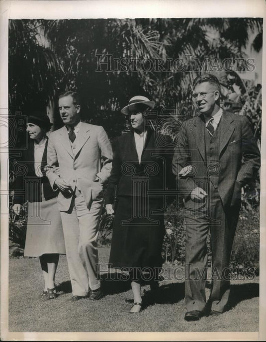 1939 Press Photo St Petersburg, Fla. Mr & Mrs James Wallace, - nec32593 - Historic Images