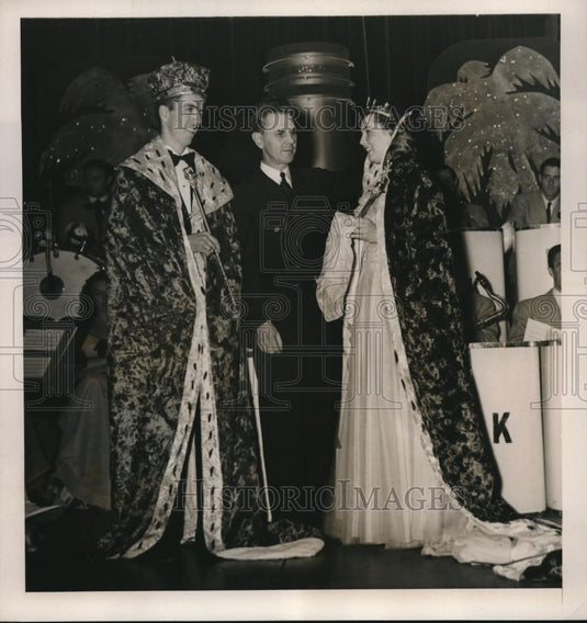 1940 Press Photo Tampa, Fla Clinton Washburn, Mr & Mrs Tom Phelps at honeymoon - Historic Images