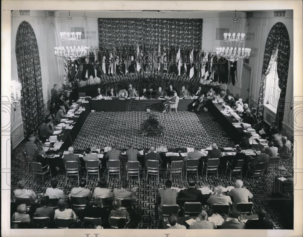 1950 Press Photo 42nd Annual Governor's Conference White Sulphur Springs W Virgi - Historic Images