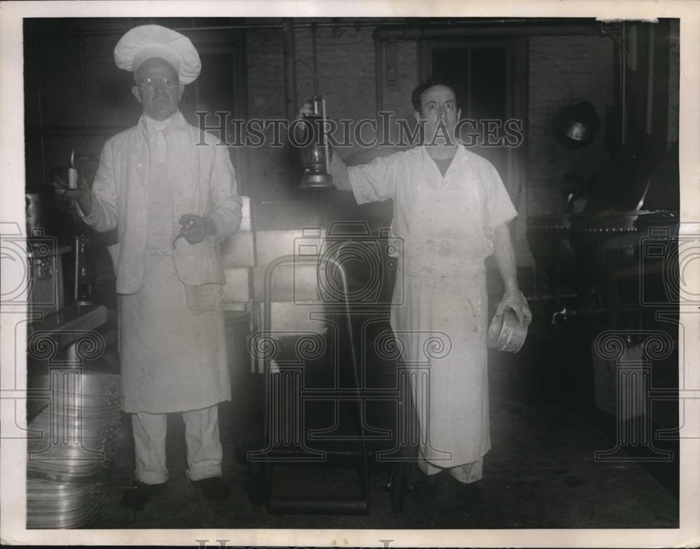 1937 Press Photo Half of Welfare Island Darkened by Gale - nec32128 - Historic Images