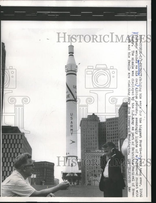 1959 Press Photo Jupitor-C rocket will light off - nec33397 - Historic Images