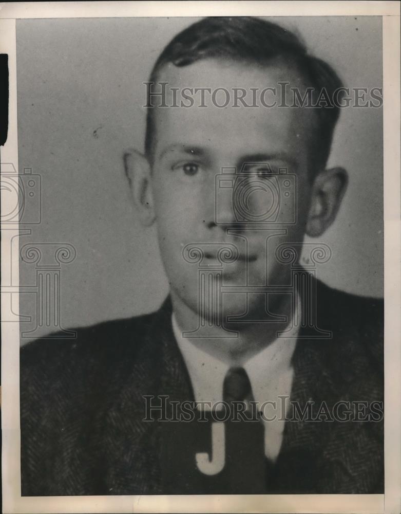 1940 Press Photo David Newsom Columbia University Journalism Scholar - nec34880 - Historic Images