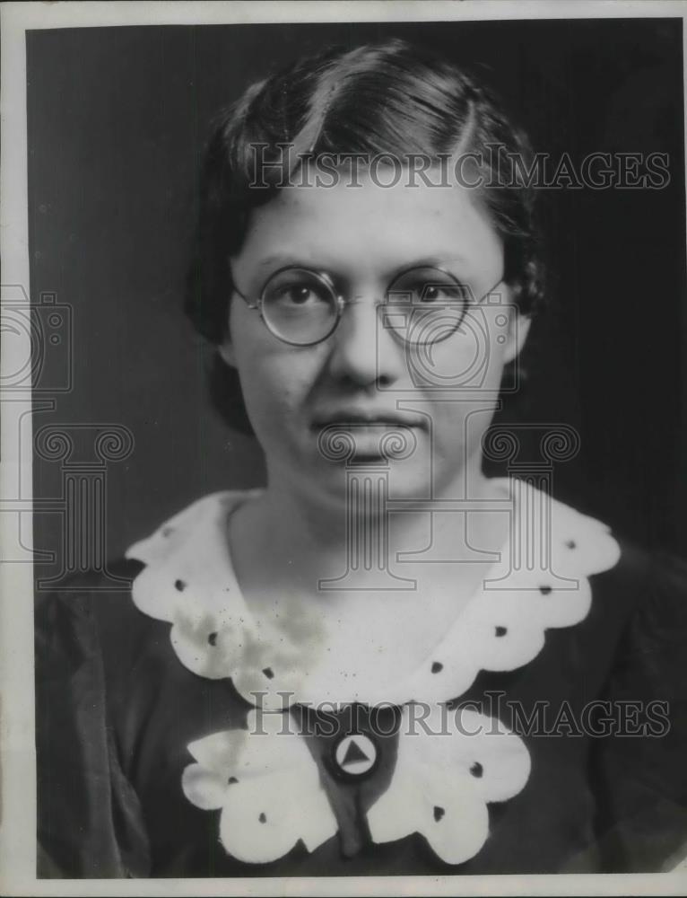 1934 Press Photo Ann Bayin - nec36033 - Historic Images