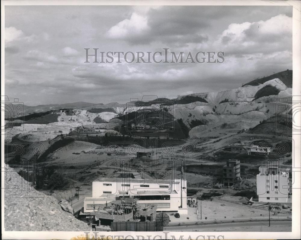 1954 Press Photo Colinas de Bello Monte in Caracas Venezuela - Historic Images