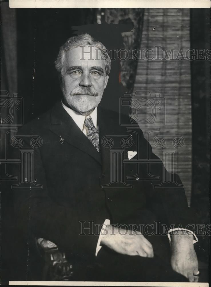 1928 Press Photo NYC, C.F. Meyer, Pres of Standard Oil Company - Historic Images