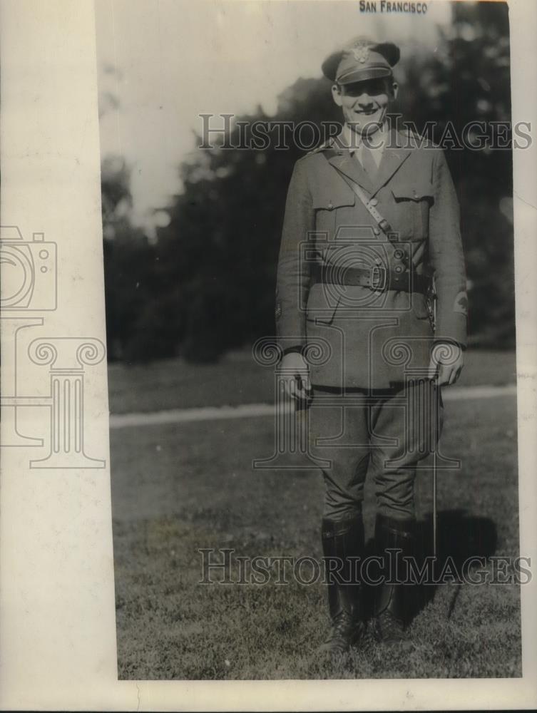 1927 Press Photo R.O.T.C. Captain Fritz Coltrin - Historic Images