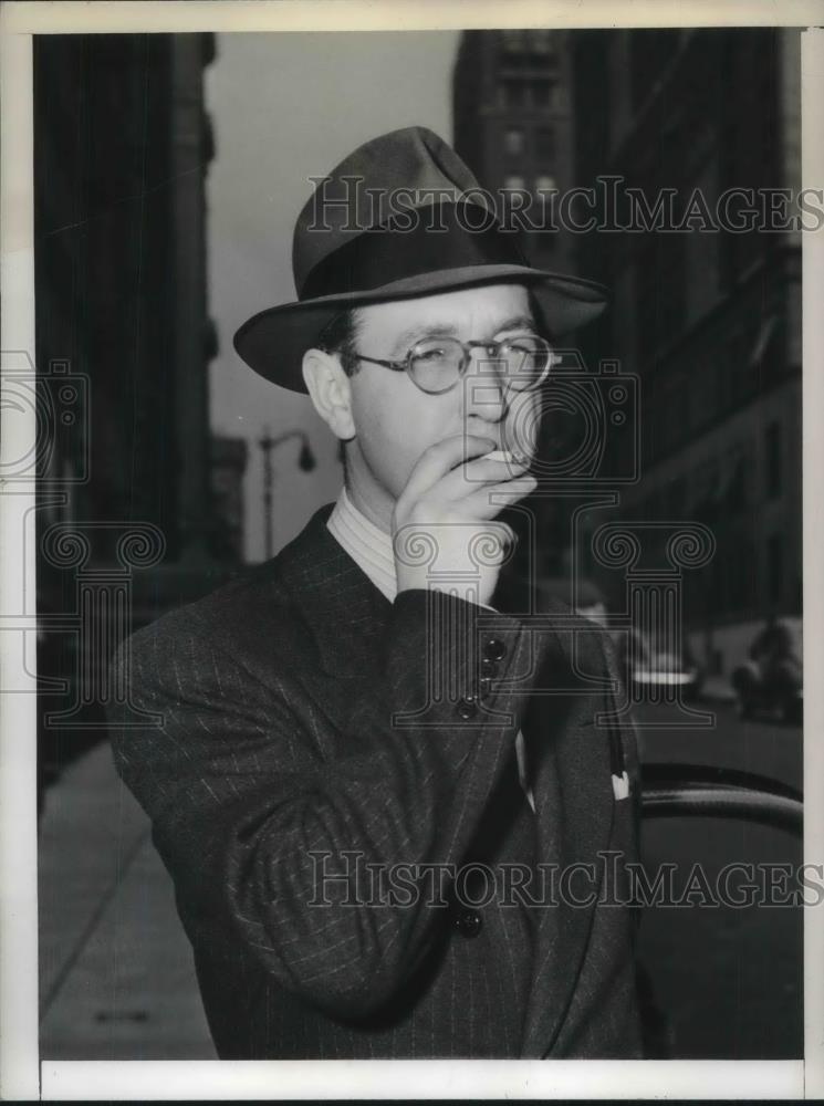 1941 Press Photo NYC, Clifford T McAvoy, Deputy Welfare Commissioner - Historic Images