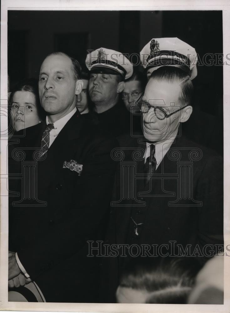 1937 Press Photo Leaders of minute men held - Historic Images