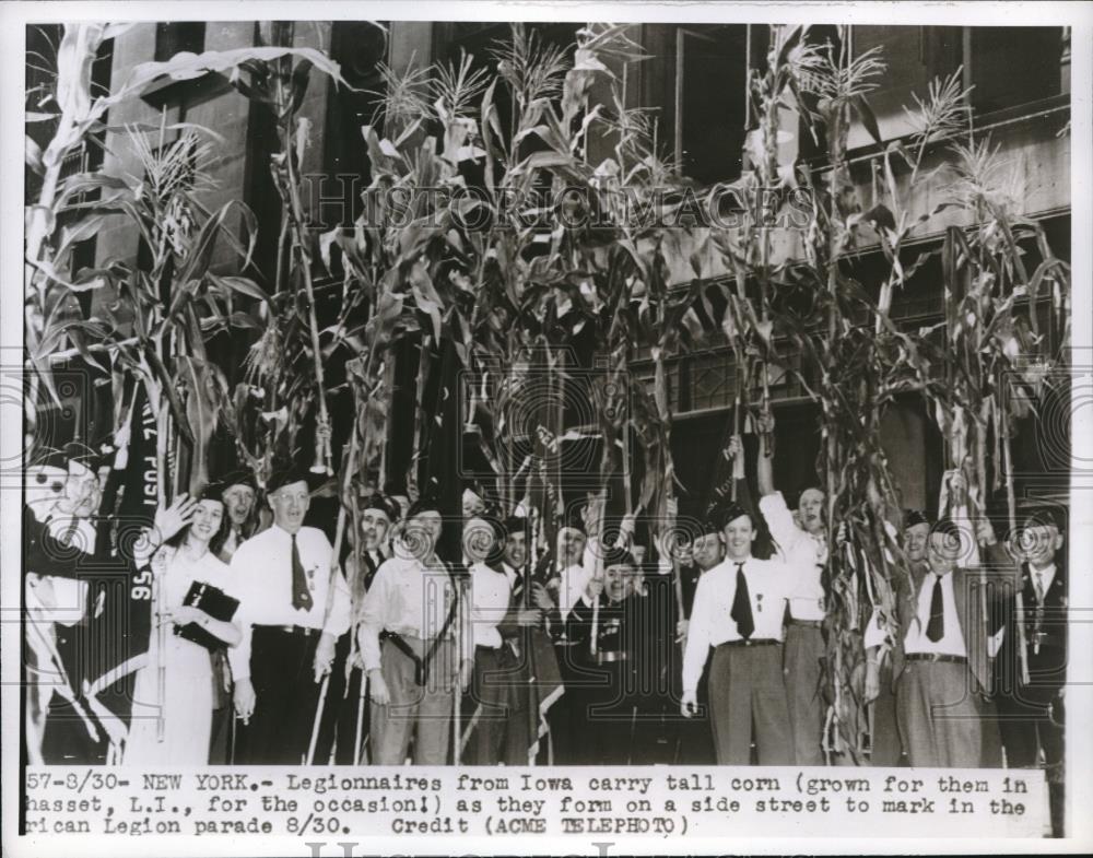 1947 Press Photo American Legion convention &amp; parade in NYC - Historic Images