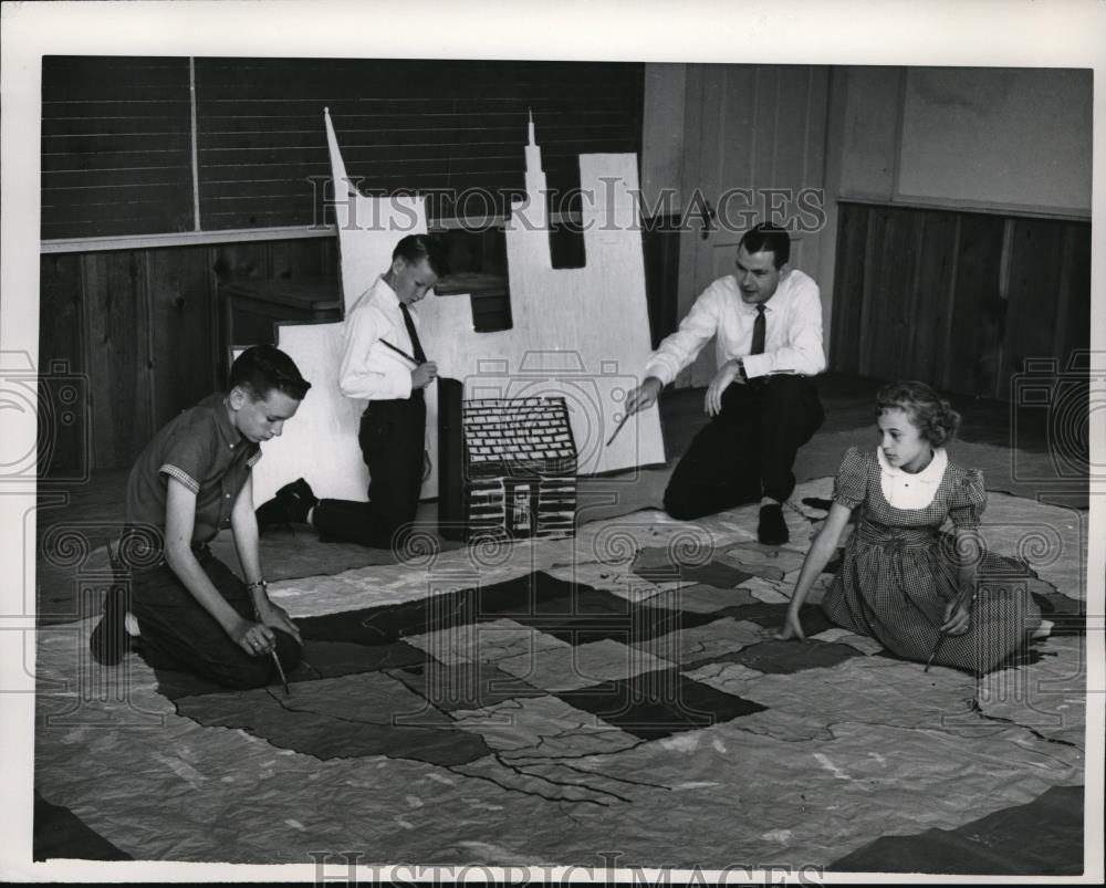 1961 Press Photo Dallas, Tex, Bob Bryant,Ken Hanks,Andy Hargrove,LL Deed, school - Historic Images