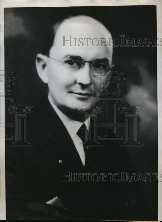 1934 Press Photo Owen M Murray Dallas Texas Mortgage Banker's Association - Historic Images