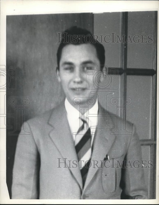 1938 Press Photo Fred Mones Great Depression Era - nec30496 - Historic Images