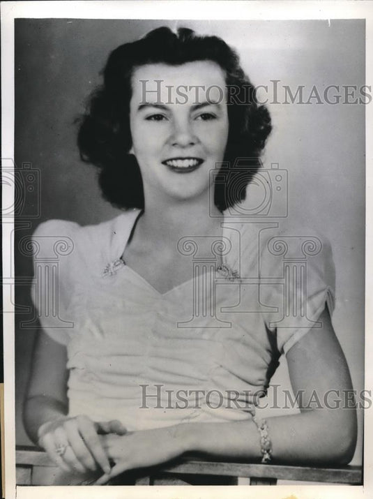 1941 Press Photo Jean Wagoner To Preside Over MacMurray College May Day Event - Historic Images