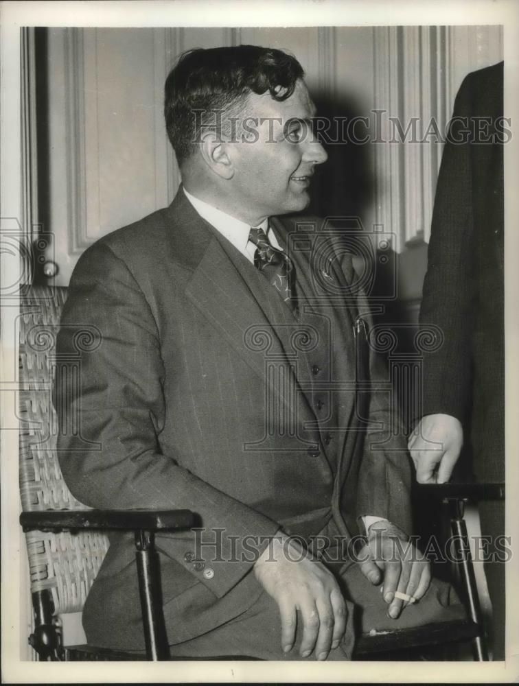 1939 Press Photo Conn. Rep William J Miller in D.C> - nec36228 - Historic Images